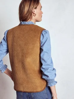 Écru - Gilet Boden Clerkenwell Réversible