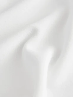 écru - Haut à col rond et à manches courtes avec trou de serrure