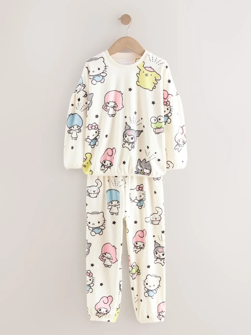 écru - Hello Kitty Lot de 1 pyjamas en polaire confortables (3-16ans)