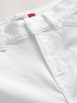 écru - Jean denim à jambe large