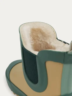 Écru - KIDLY By MORI Bottes courtes doublées en polaire confortable