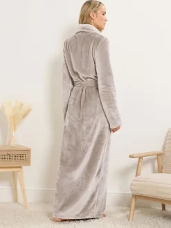 Écru - Long Tall Sally Peignoir châle Super Luxe Maxi