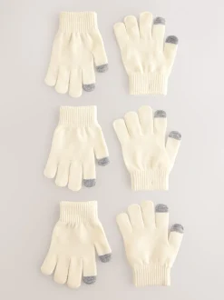 écru - Magic Gants 3 Lot (3-16yrs)