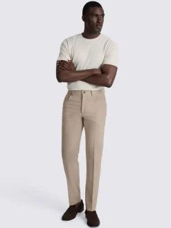 Écru - Pantalon MOSS à 5 poches