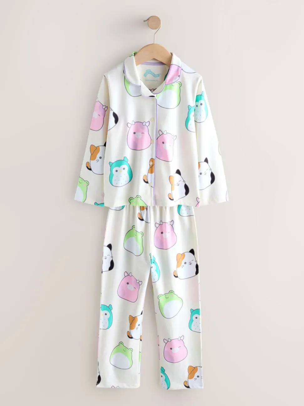 écru - Pyjama boutonné Squishmallow (5-14ans)