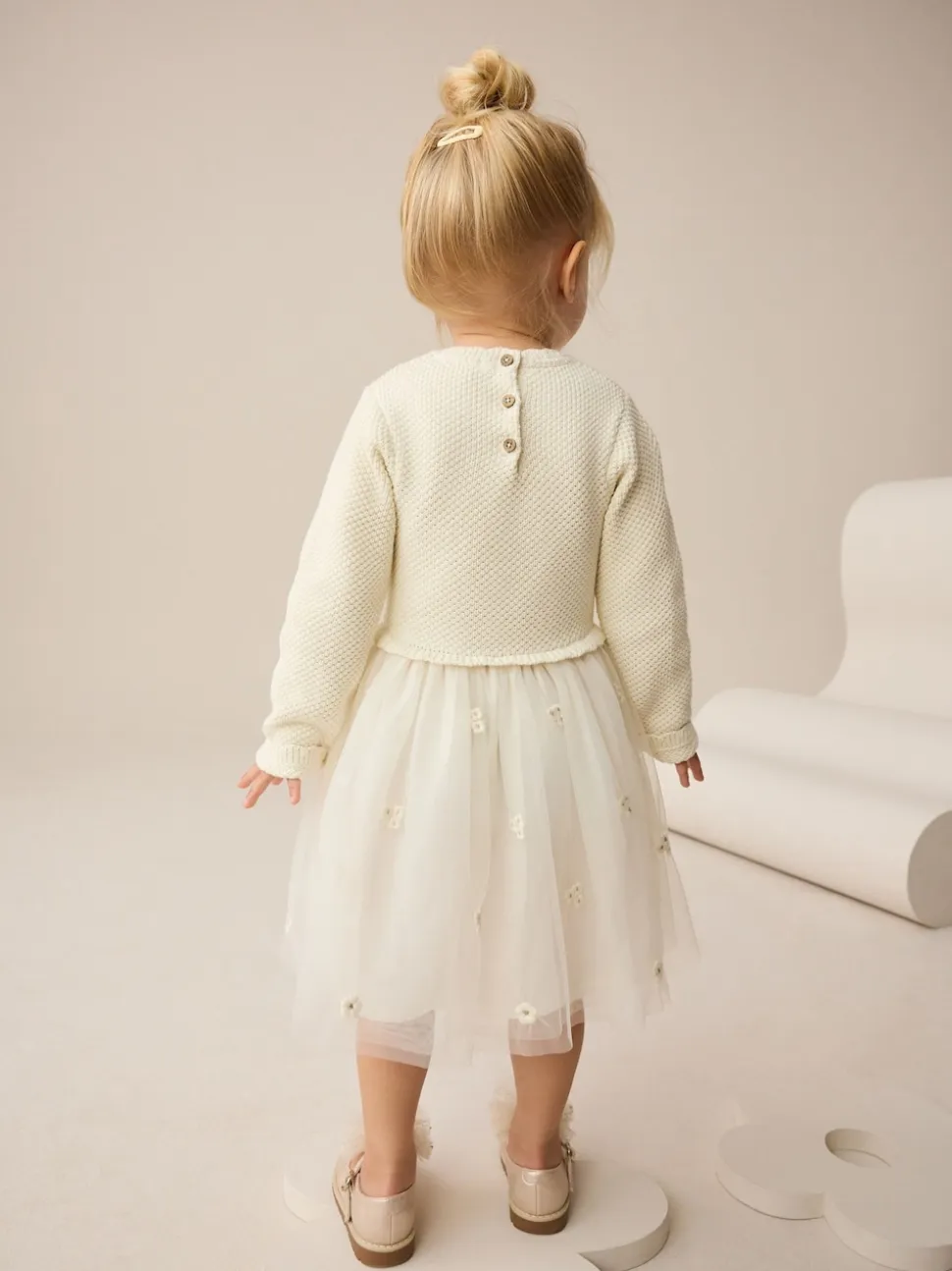 écru - Robe d’occasion (3mois-10ans)