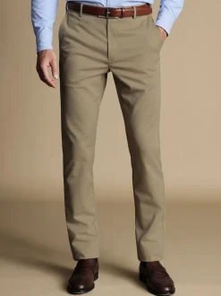 Écru - Slim Fit (Slim Fit) - Chino Charles Tyrwhitt Français Slim Fit Ultimate sans fer