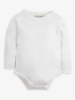 Écru - The Little Tailor Ensemble salopette et body en polaire sherpa épaisse bébé