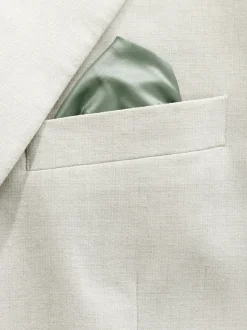 écru - Veste de costume Habillé en Lin Blend Texture