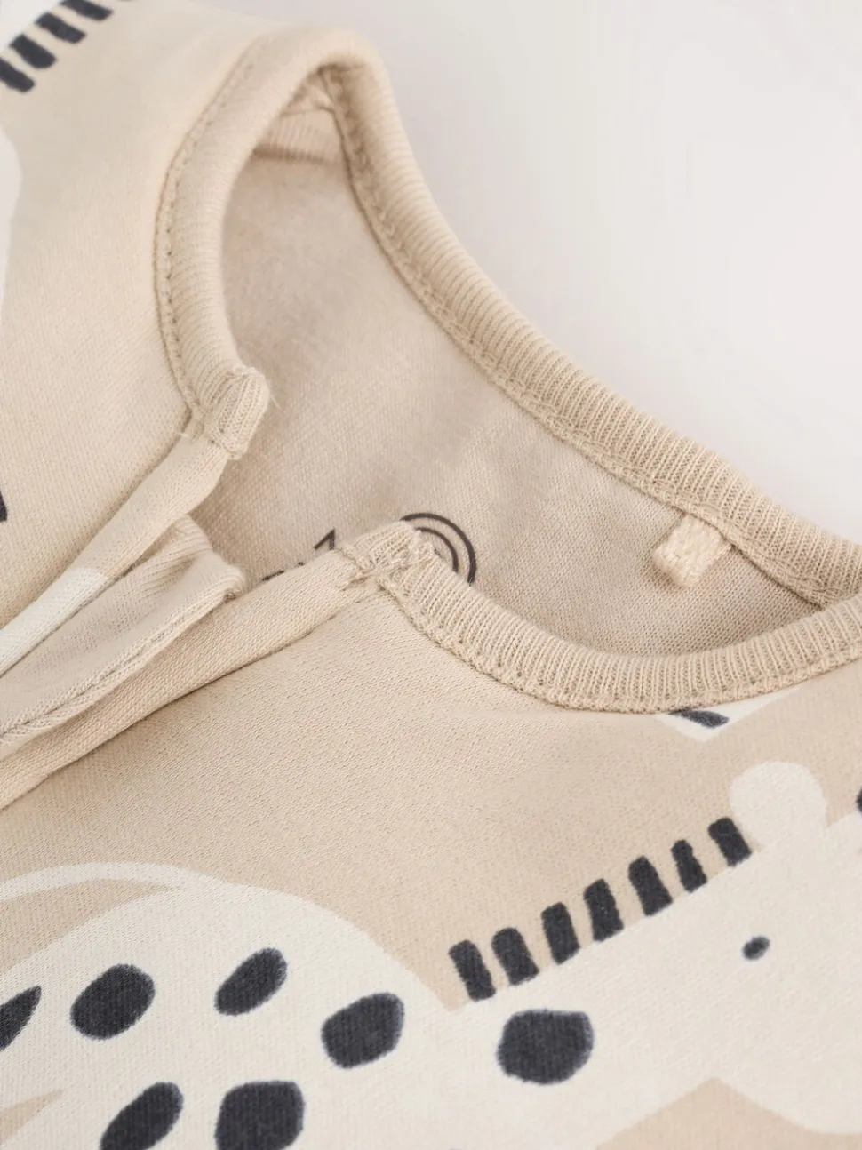 Écru girafe - 2.5 TOG Combinaison de nuit matelassée Bébé