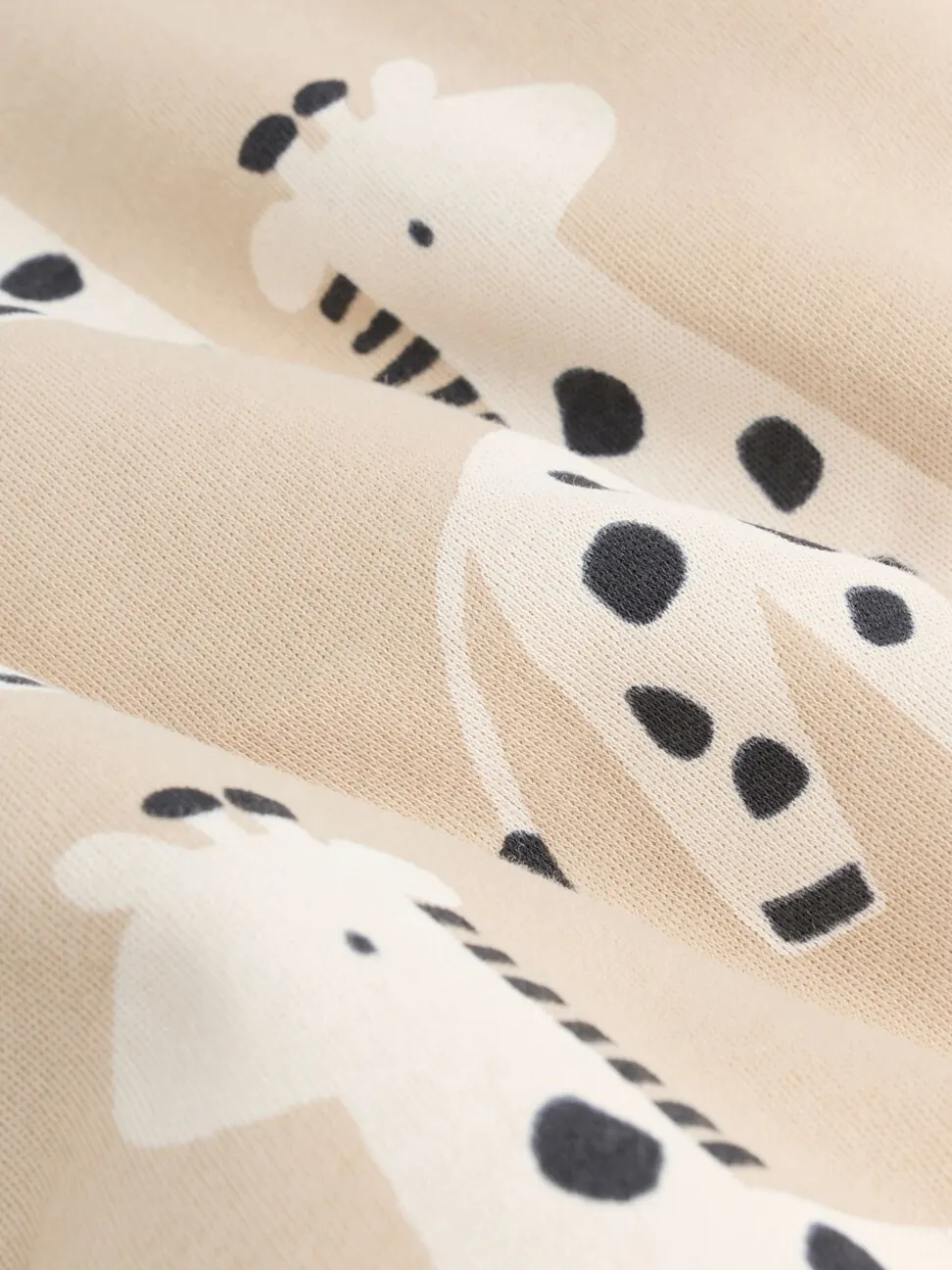 Écru girafe - 2.5 TOG Combinaison de nuit matelassée Bébé