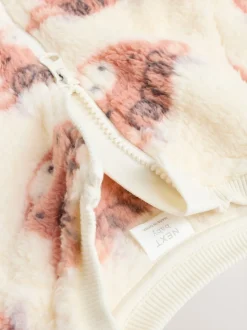 Écru Hamish - Combinaison de nuit épaisse en polaire bébé