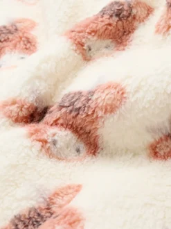 Écru Hamish - Combinaison de nuit épaisse en polaire bébé