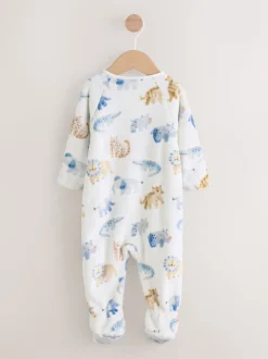 Écru imprimé safari - Dors-bien bébé pour polaire