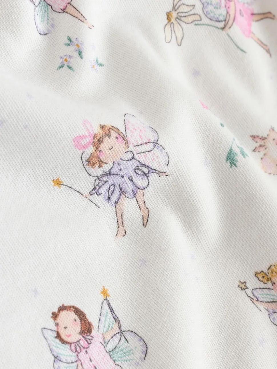 Écru motif fée - Bodysuits Manches courtes 5 Pack