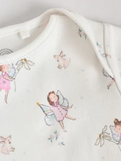 Écru motif fée - Bodysuits Manches courtes 5 Pack