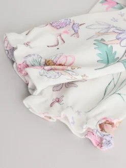 Écru motif fée - Lot de 3 dors-bien bébé à fermeture éclair bidirectionnelle (0-2ans)