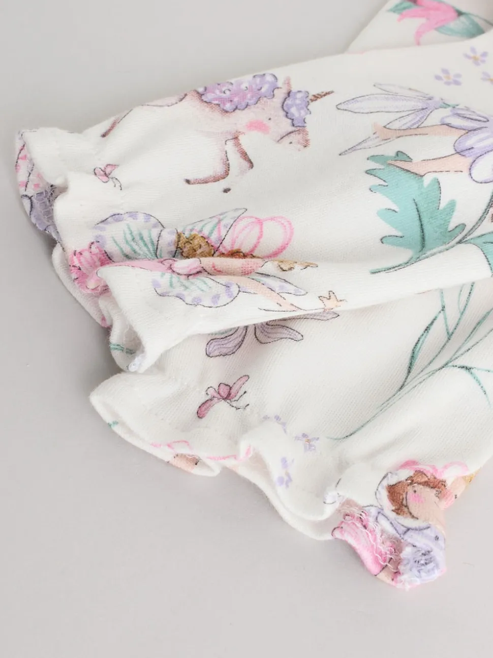 Écru motif fée - Lot de 3 dors-bien bébé à fermeture éclair bidirectionnelle (0-2ans)