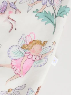 Écru motif fée - Lot de 3 dors-bien bébé à fermeture éclair bidirectionnelle (0-2ans)