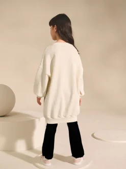 Écru motif licorne - Robe-chaussette (3-16ans)