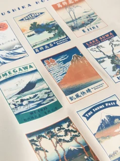 Écru neutre - Sweat à capuche à enfiler - Licence graphique Hokusai