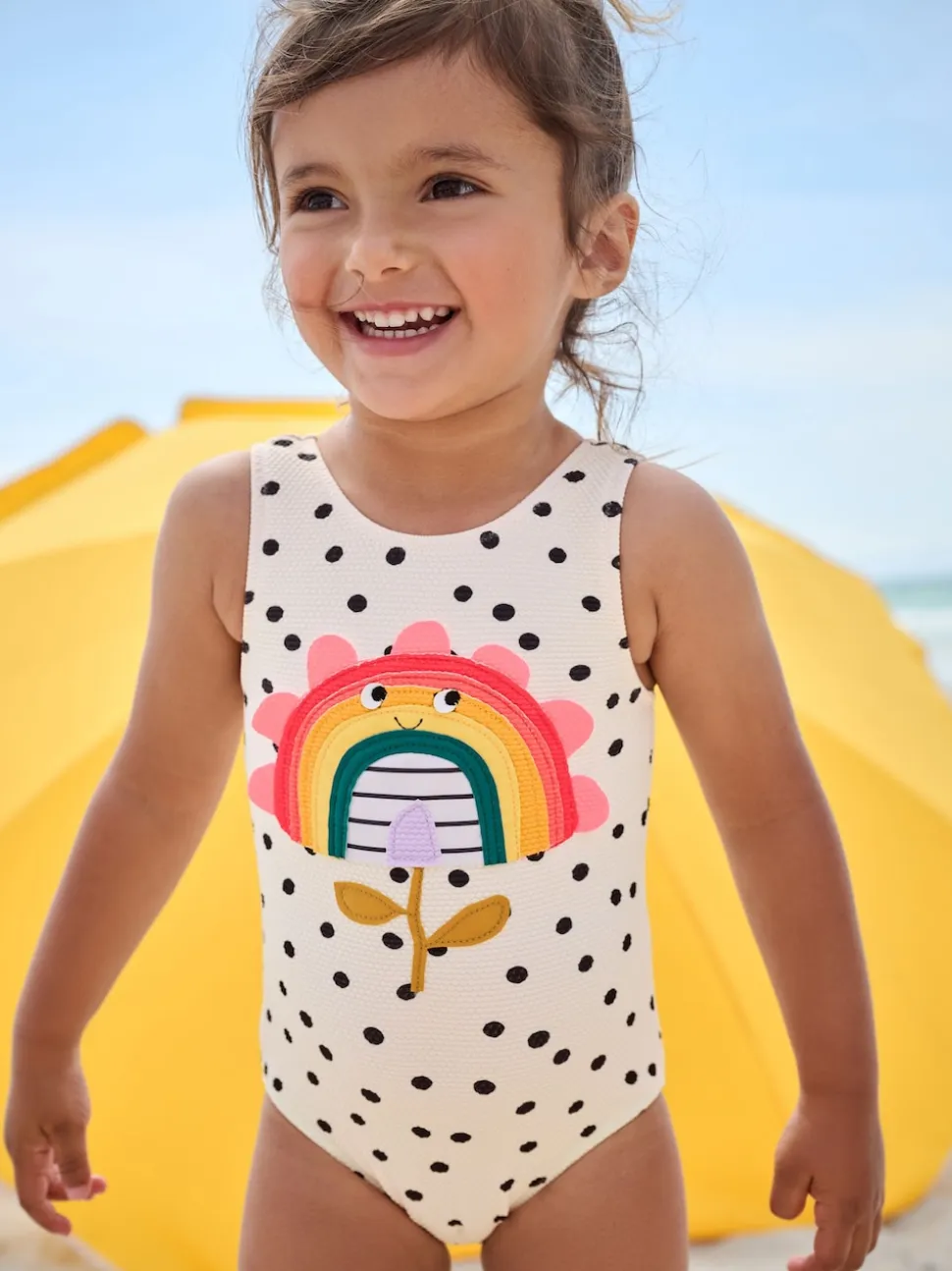 Écru Point Rainbow - Maillot de bain (3mths-10yrs)