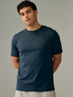 Écru/Bleu/Vert/Neutre Mushroom/Gris/Pierre - Ajustement régulier - Lot de t-shirts essentiels en coton 6