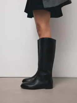 Cuir noir - Bottes d’équitation Forever Comfort® Coupe standard avec mollet large