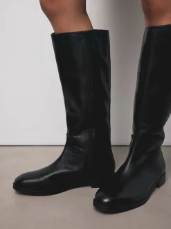 Cuir noir - Bottes d’équitation Forever Comfort® Coupe standard avec mollet large