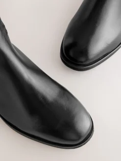 Cuir noir - Bottes d’équitation Forever Comfort® Coupe standard avec mollet large