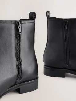 Cuir noir - Bottines Chelsea ultra confortables