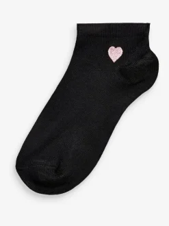 Cœur - Lot de 5 paires de chaussettes de sport à motif