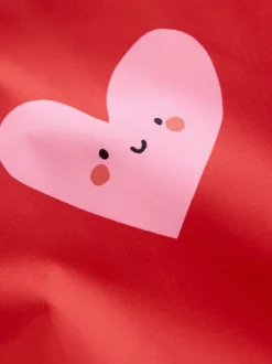 Cœur rouge - Combinaison imperméable imprimée (6 mois-7 ans)