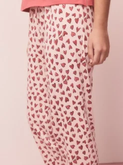 Cœur rouge - Pyjama à manches courtes