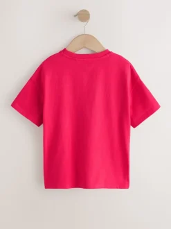 Cœur rouge - T-shirt à sequins (3-16 ans)