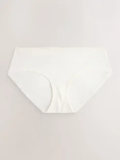 Cœur rouge/vert à carreaux - Lot de 4 culottes en coton et dentelle