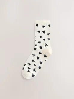 Cœur sommaire - Paquet de chaussettes de cheville 4