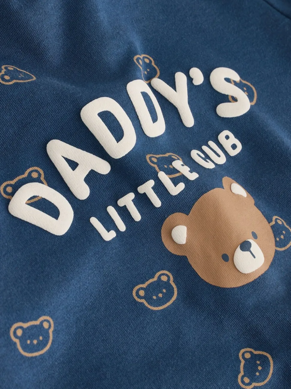 Daddys bleu marine Little Cub - Bébé Family Combinaison de nuit (0-2yrs)