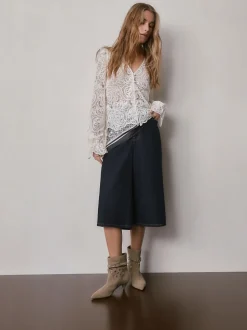 Daim neutre - Bottes Forever Comfort® avec ornements