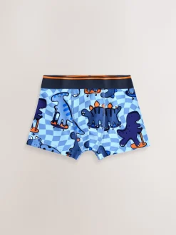 Damier Dino - Lot de 5 boxers Junior Personnage (1.5-16ans)