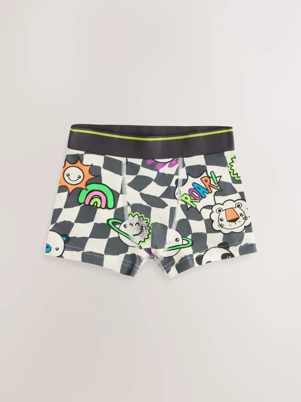 Damier multicolore - Lot de 5 malles à motif junior (1.5-16ans)