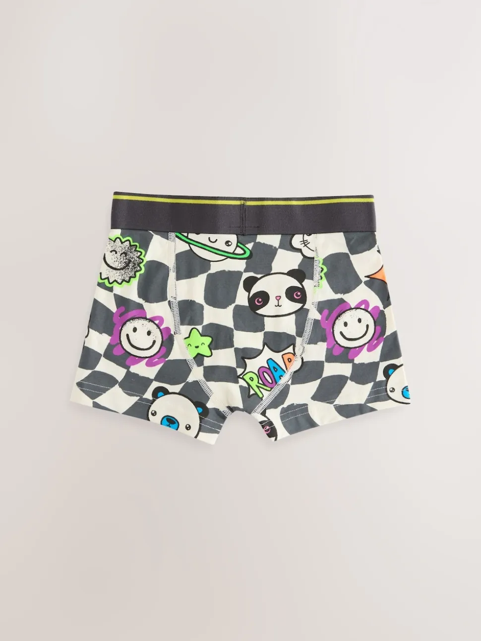 Damier multicolore - Lot de 5 malles à motif junior (1.5-16ans)