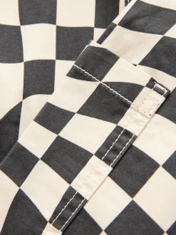 Damier noir/écru - Salopette (3mths-7yrs)