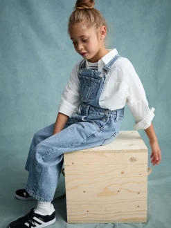 Denim - Salopette barrel 100 % coton (3-16ans)