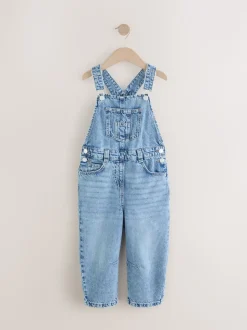 Denim - Salopette barrel 100 % coton (3-16ans)