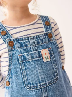 Denim - Salopette en coton 100% (3mths-7yrs)