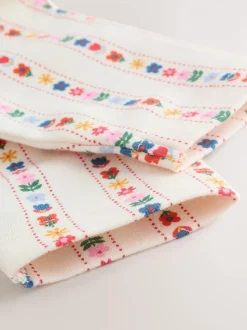 Denim brodé - Ensemble Salopettes et Body Manches longues 2 Pieces (0mois-3ans)