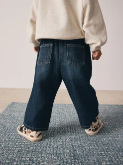 Denim Dark Wash (en) - Jeans à jambe large (3mths-7yrs)