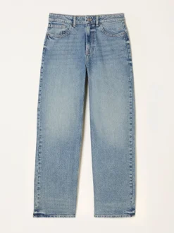 Denim délavé à l’eau de Javel - Jean droit décontracté FatFace