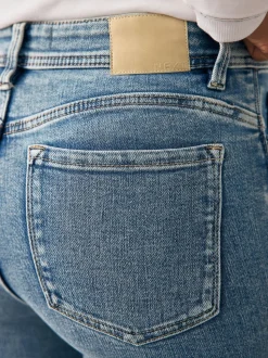 Denim Mid Blue - Jean skinny super doux